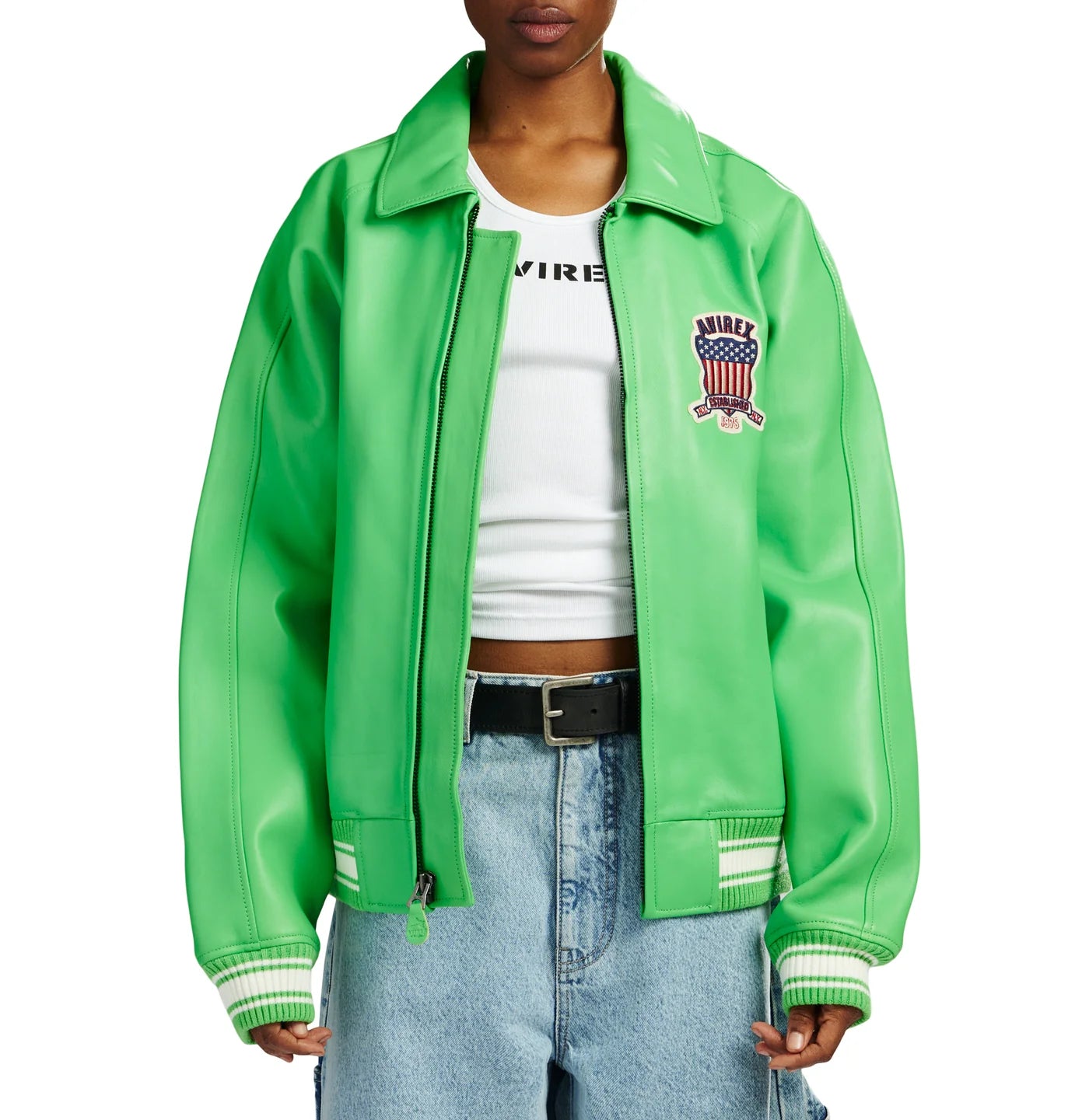 AVIREX LIME JACKET
