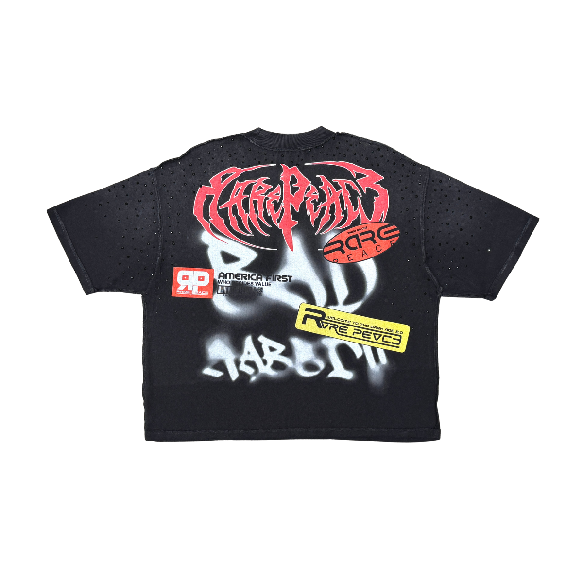 Rare Peace Clown Cut Off
