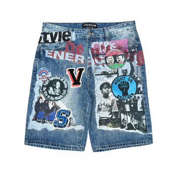 VICIOUS DENIM SHORTS III