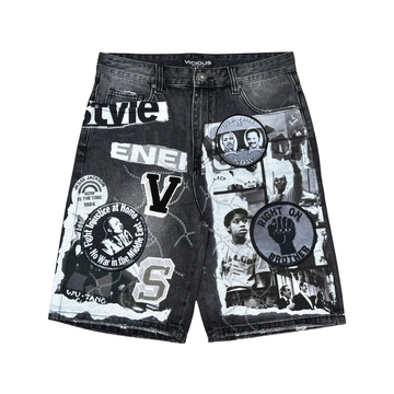 VICIOUS DENIM SHORTS III