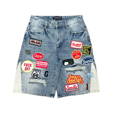 VICIOUS DENIM SHORTS III