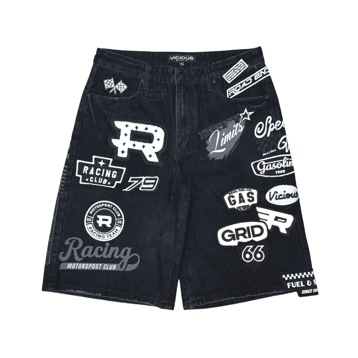 VICIOUS DENIM SHORTS III