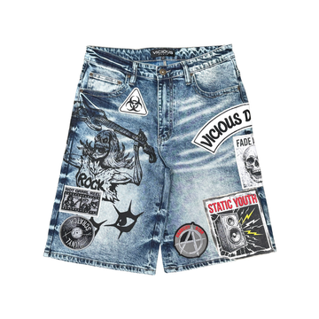 VICIOUS DENIM SHORTS VC1243